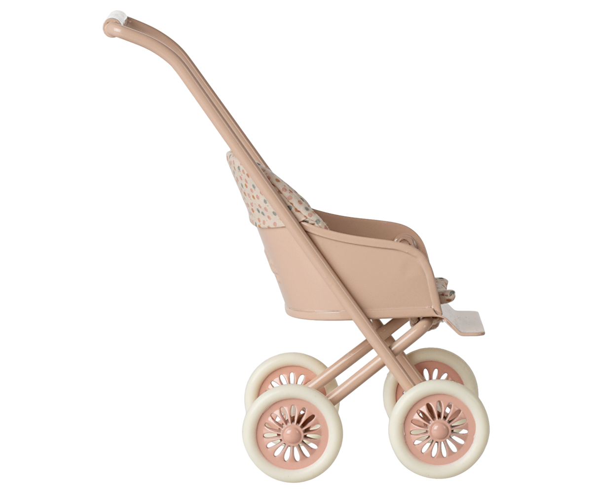 Maileg Stroller for Micro - Powder (CHIP ON HANDLE)