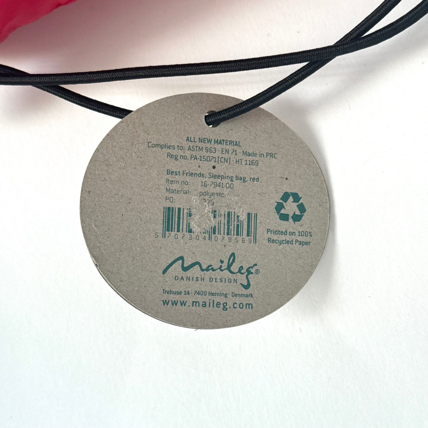 Maileg Sleeping Bag for Best Friends - Red