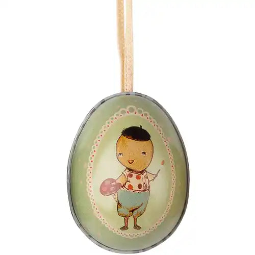 Maileg Metal Easter Eggs, Small, Set of 4