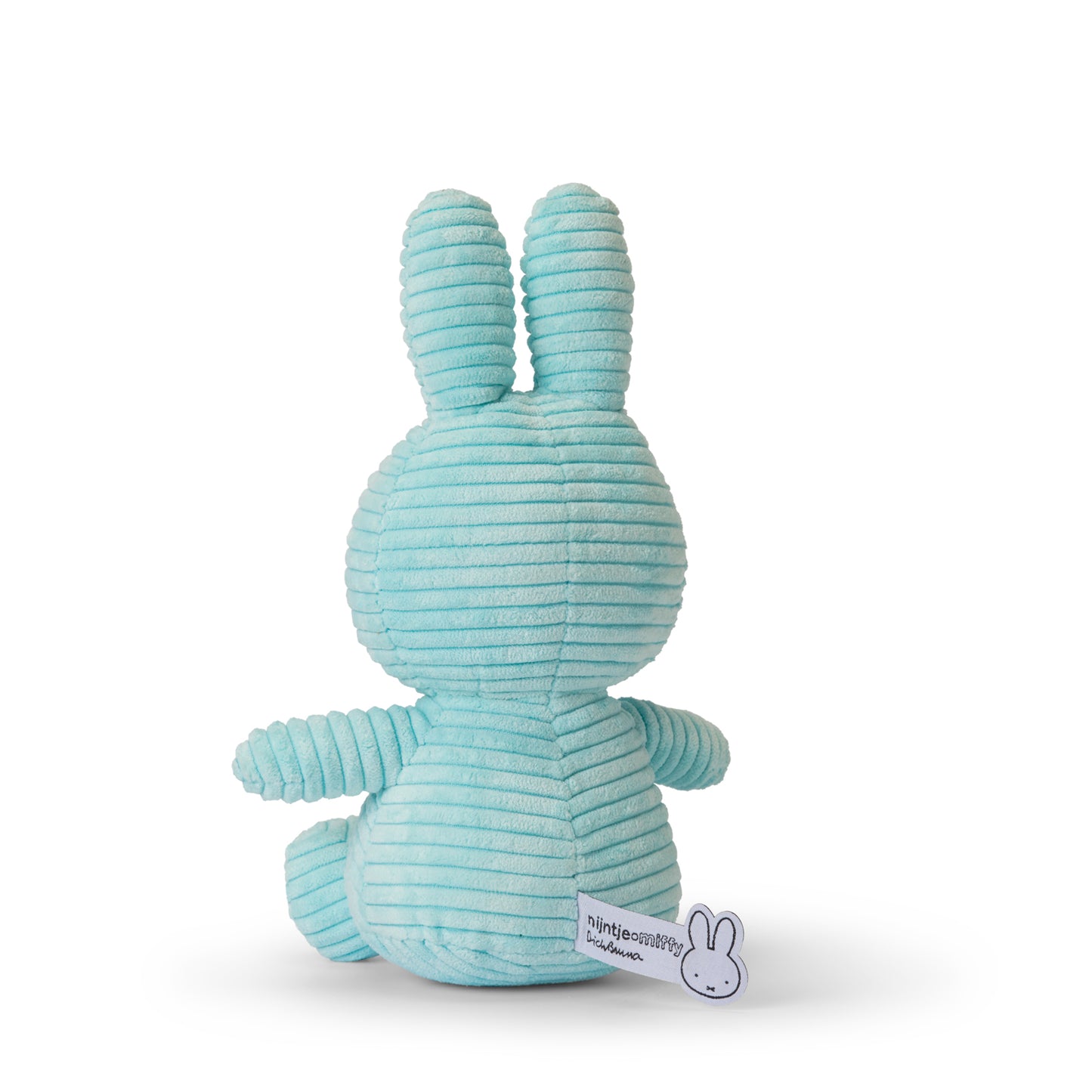 Miffy Sitting Corduroy Turquoise 23cm