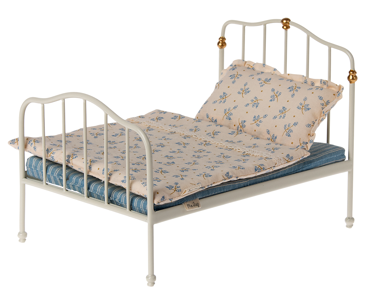 Maileg Bed, Mouse - Off White