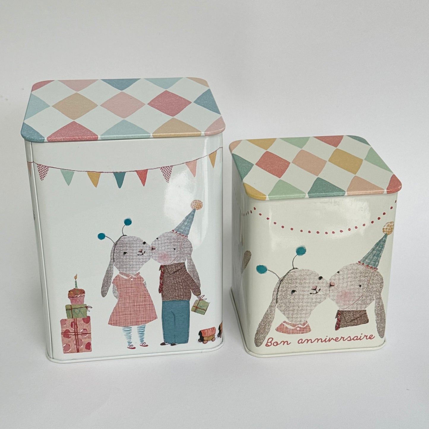 Maileg Happy Day Boxes, Set of 2 (FADED)