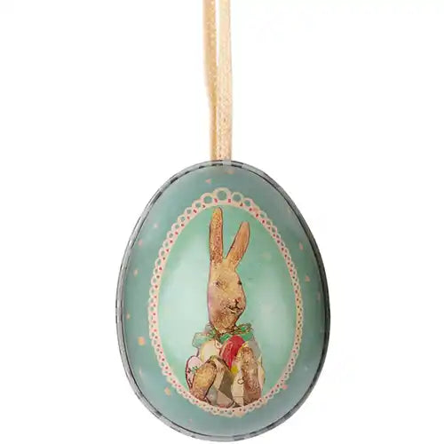 Maileg Metal Easter Eggs, Small, Set of 4