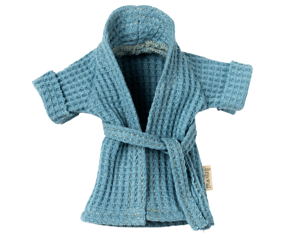 Maileg Bathrobe for Dad Mouse - Dusty Blue