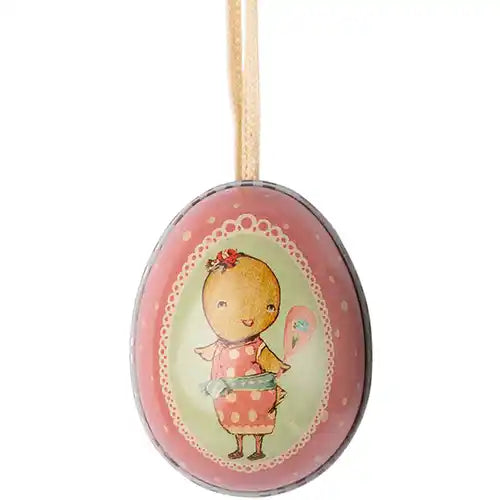 Maileg Metal Easter Eggs, Small, Set of 4