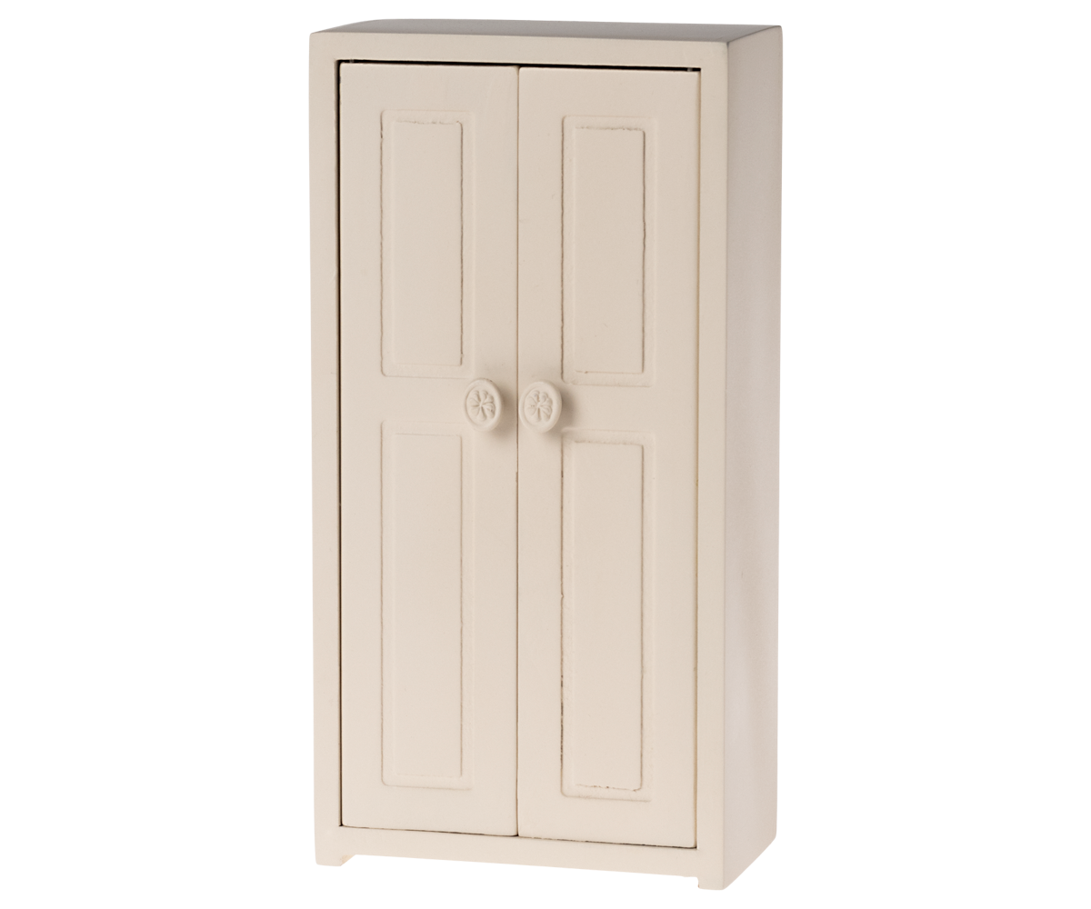 Maileg Closet, Mouse - Cream (SPLIT WOOD ON CORNER)