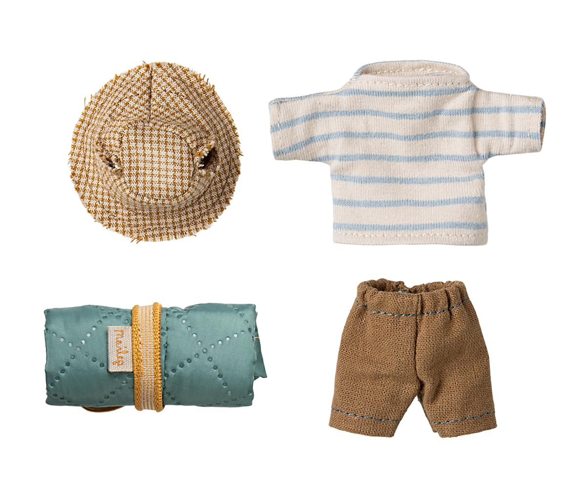 Maileg Hiker Mouse, Big Brother - Stripes