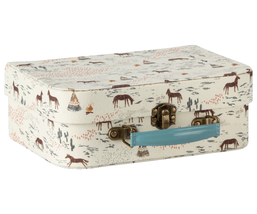 Maileg Suitcase with Fabric, Set of 2