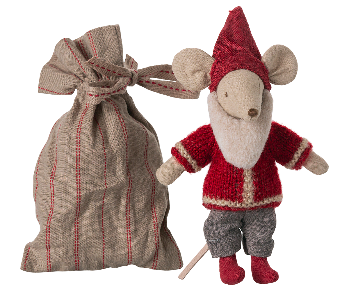 Maileg Santa Mouse