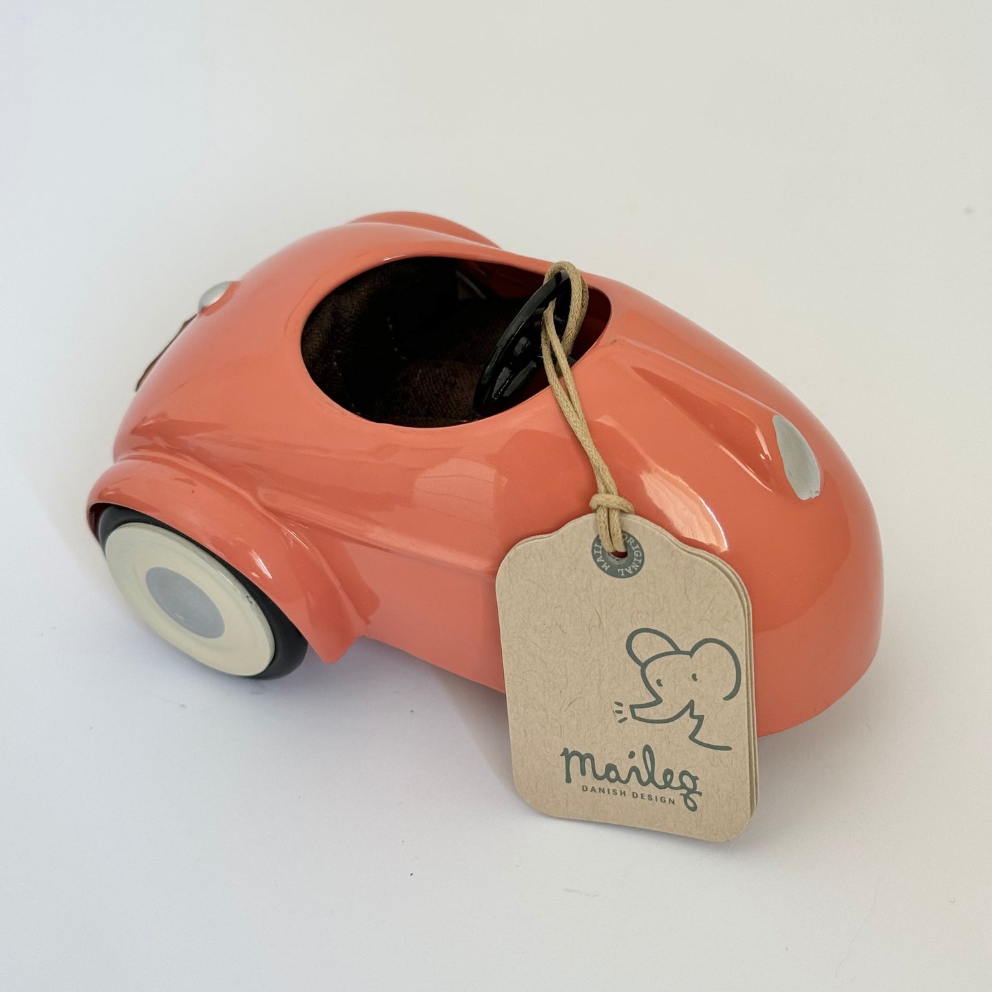 Maileg Mouse Car - Coral (SQUEAKY WHEELS)