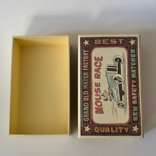 Empty Matchbox - Little Brother Mouse Size (NO MOUSE OR BEDDING)