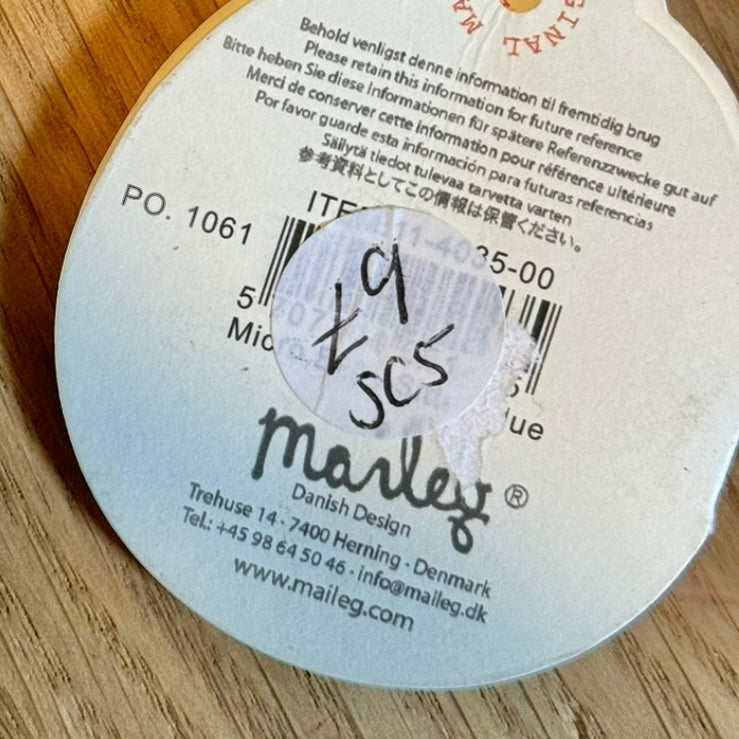 Maileg Blue Babysitter, Micro (SMALL TEAR ON TAG)