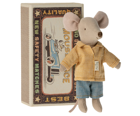 Maileg Big Brother Mouse in Matchbox