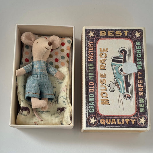 Maileg Little Brother Mouse in Box (DAMAGED BOX)