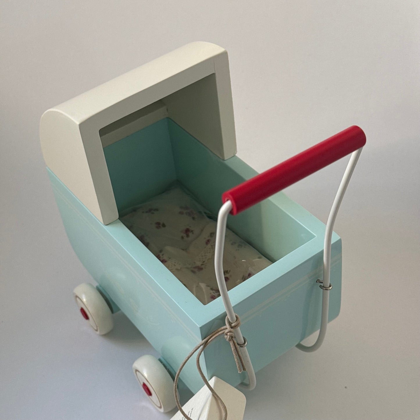 Maileg Pram, Light Blue, for Micro (SMALL IMPERFECTIONS)