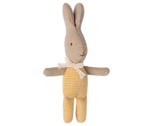 Maileg MY Rabbit - Yellow Check
