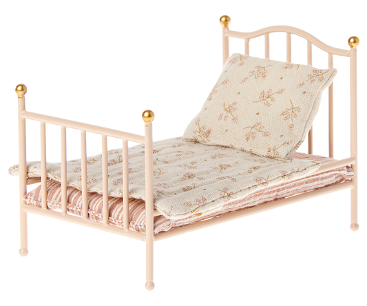 Maileg Vintage Bed, Mouse - Rose