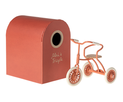 Maileg Tricycle, Mouse - Coral