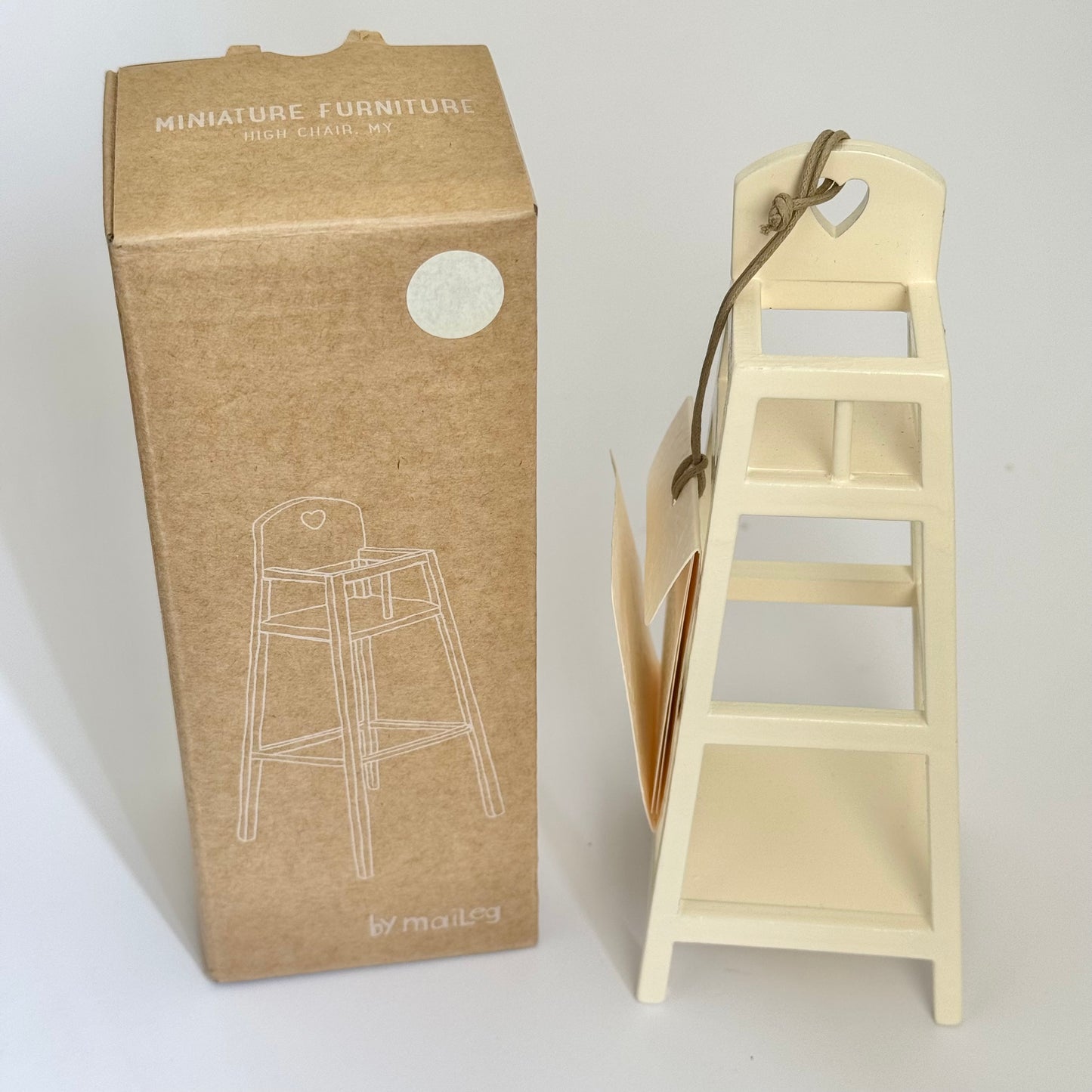 Maileg High Chair for MY - Off White (DAMAGED)