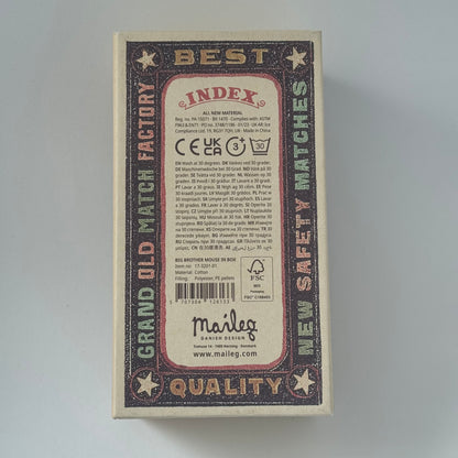 Empty Matchbox - Big Brother Mouse Size (NO MOUSE)