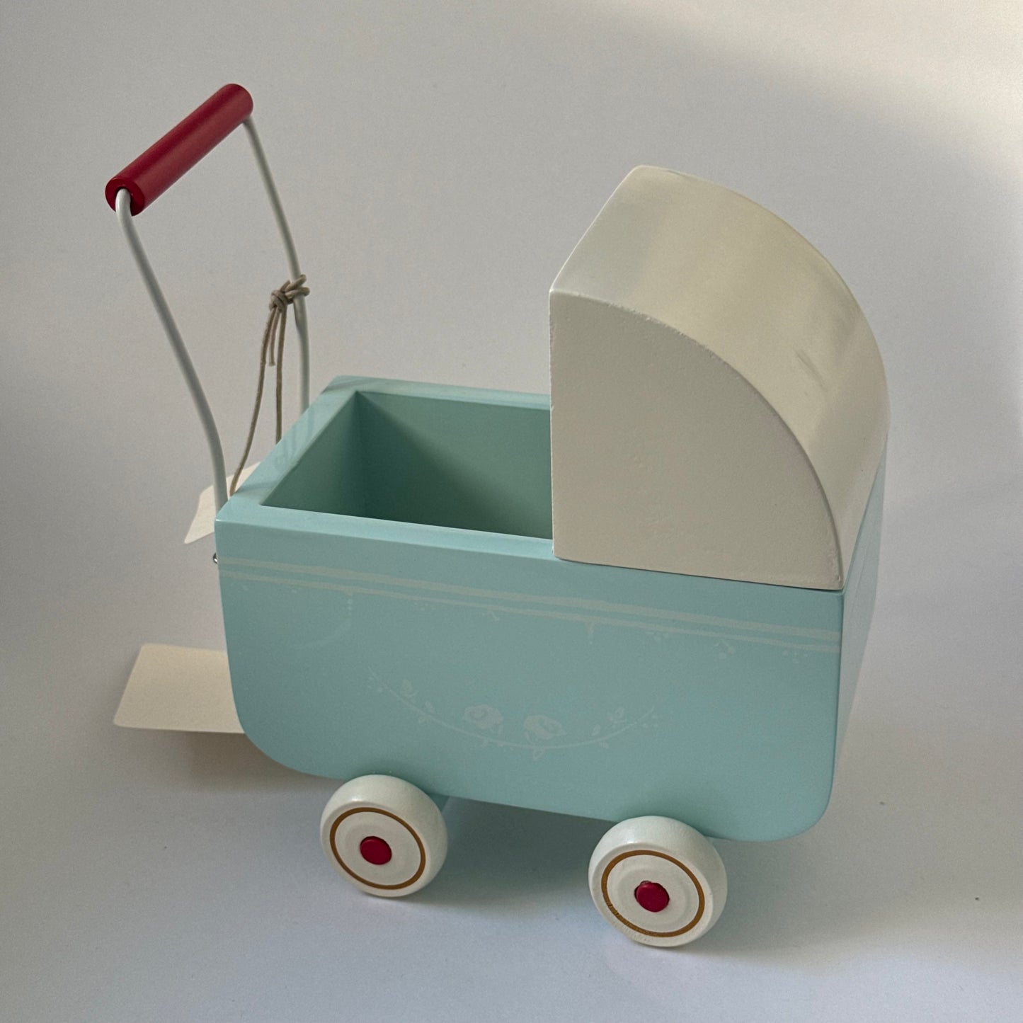 Maileg Pram, Light Blue, for Micro (SMALL IMPERFECTIONS)