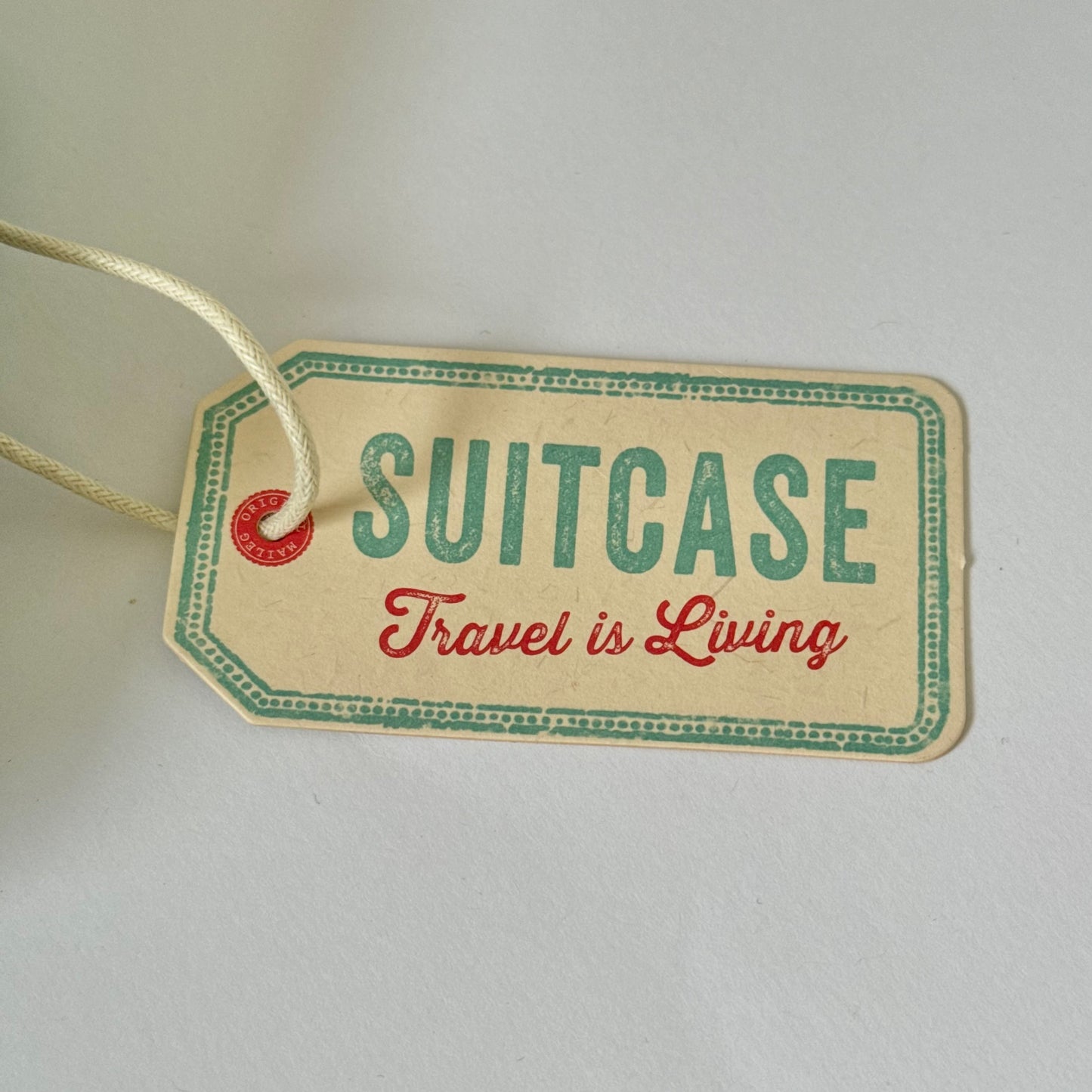 Maileg Metal Suitcase, Green Dots
