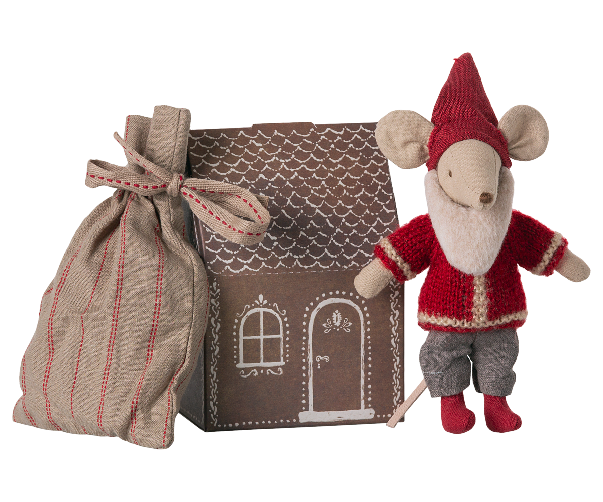 Maileg Santa Mouse