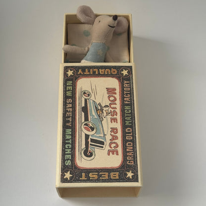 Maileg Little Brother Mouse in Box (SMALL TEAR ON END OF BOX)