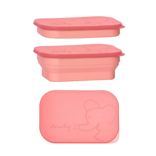 Maileg Foldable Lunch Box - Coral