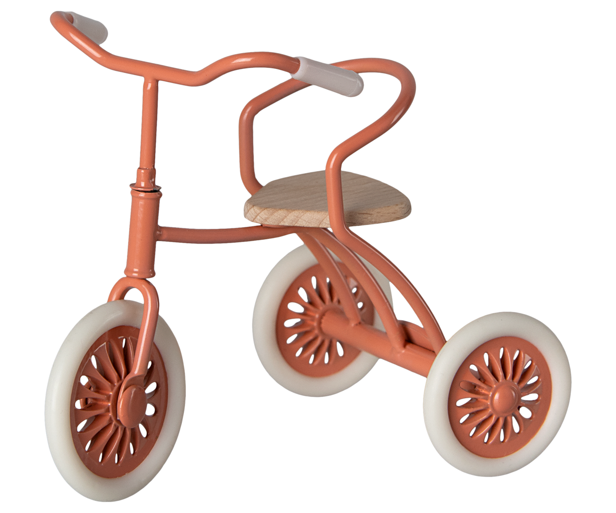 Maileg Tricycle, Mouse - Coral