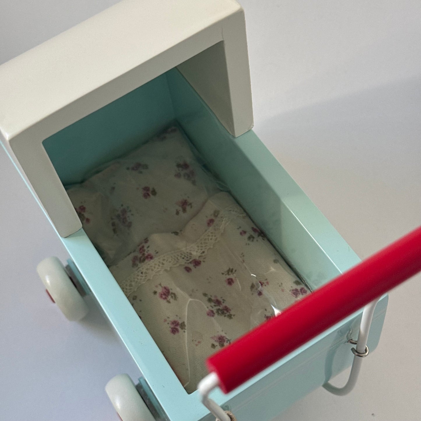 Maileg Pram, Light Blue, for Micro (SMALL IMPERFECTIONS)