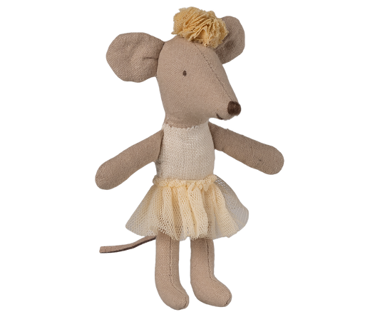 Maileg Ballerina Mouse, Little Sister - Off-White