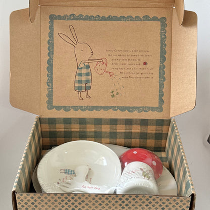 Maileg Bunny Honey Dinner Set - Green