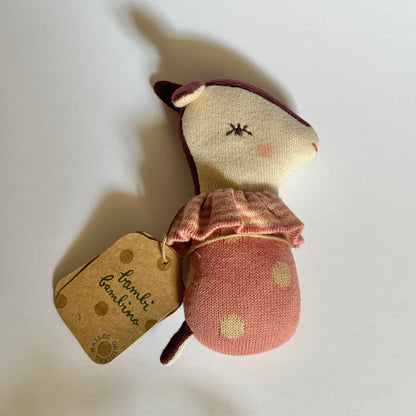Maileg Bambi Rattle - Rose