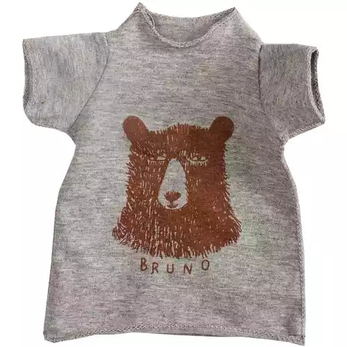 Maileg Grey Tshirt with Print for Maxi Bunny/Rabbit