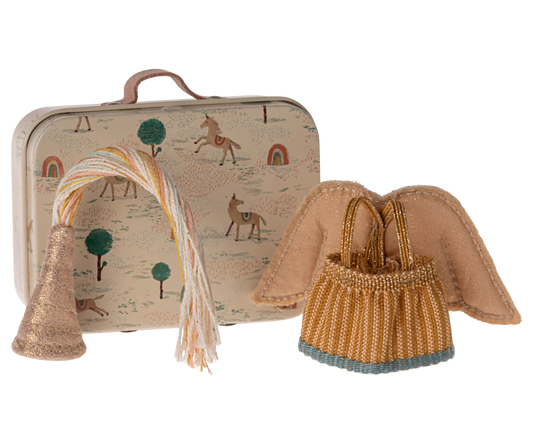 Maileg Fairy Clothes in Suitcase for Little Sister Mouse