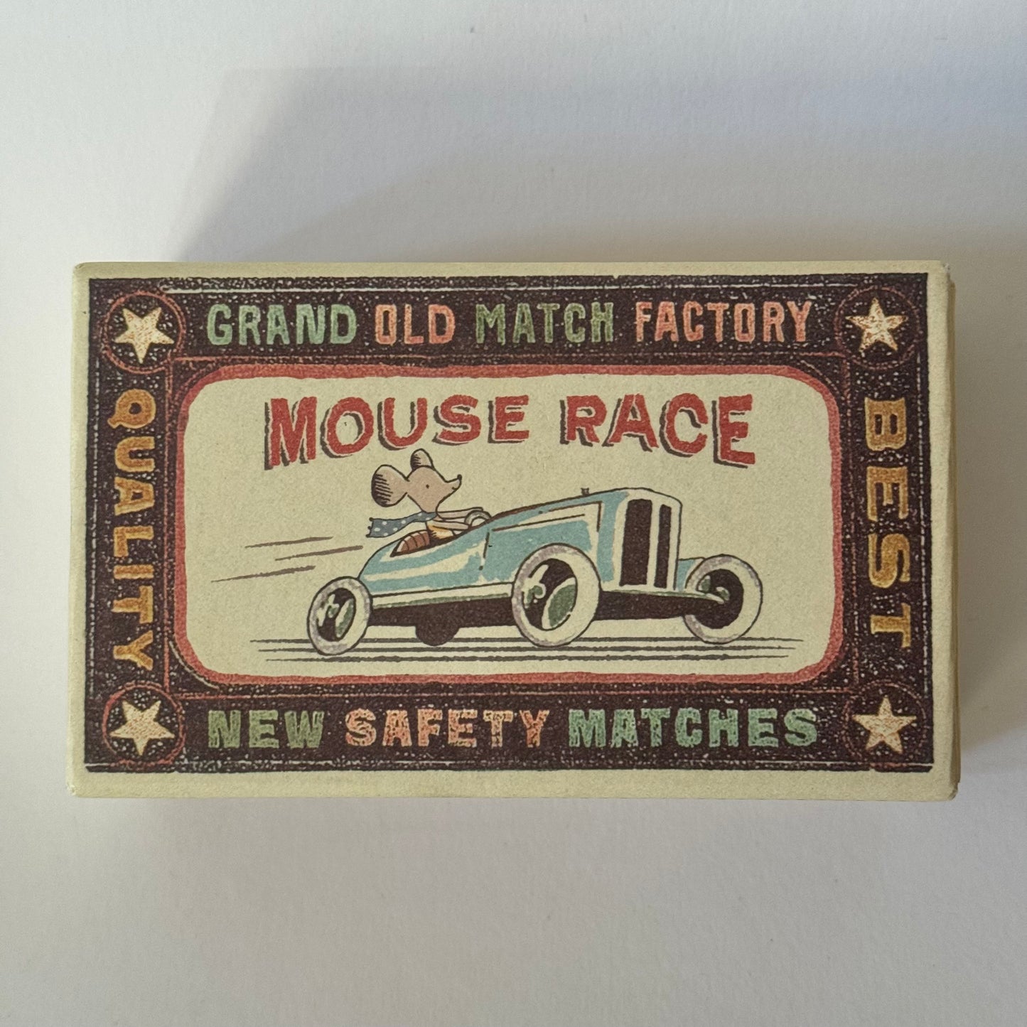 Empty Matchbox - Little Brother Mouse Size (NO MOUSE OR BEDDING)