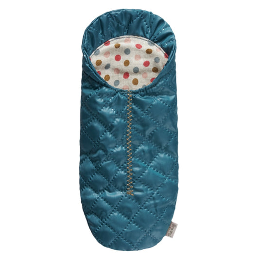 Maileg Sleeping Bag for Mouse - Petrol Blue