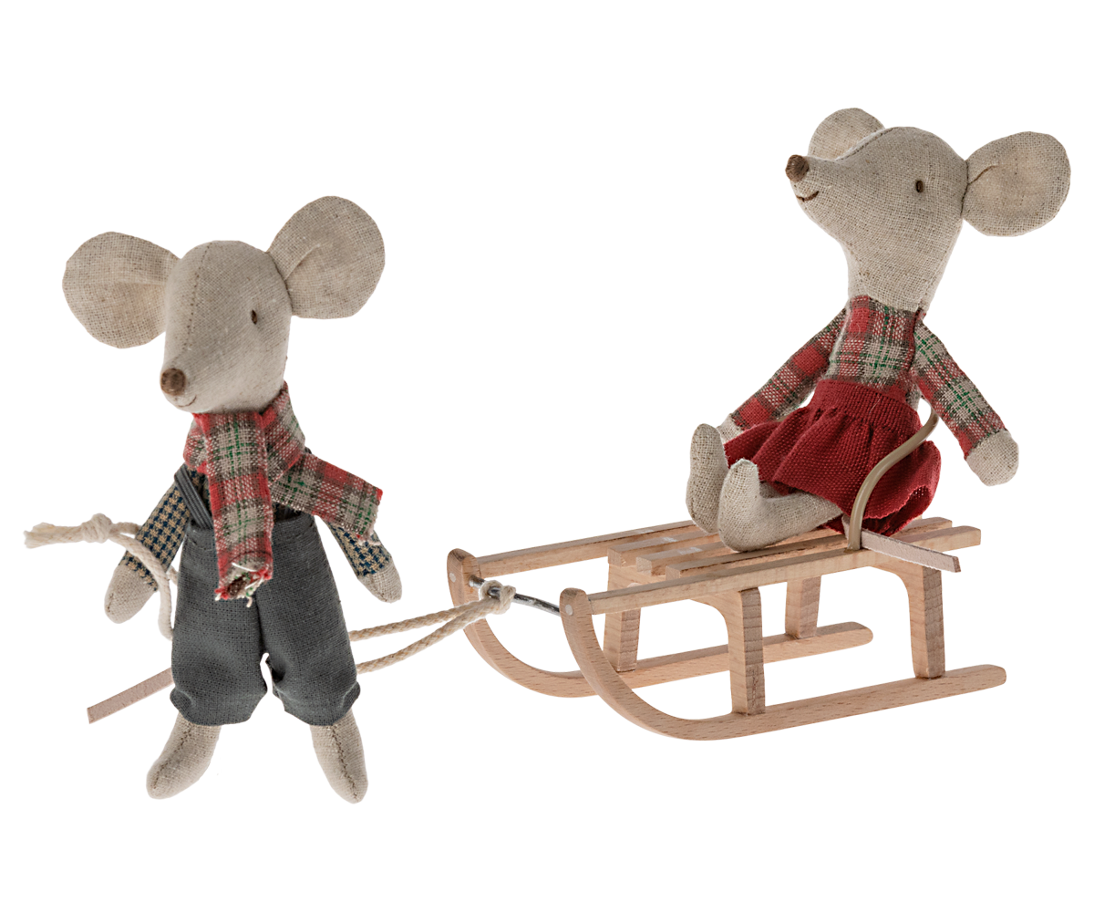 Maileg Sled, Mouse