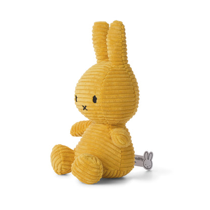 Miffy Sitting Corduroy Yellow 23cm