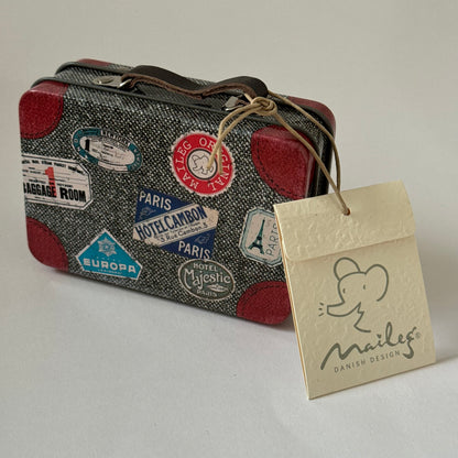 Maileg Metal Suitcase, Grey (FADED)
