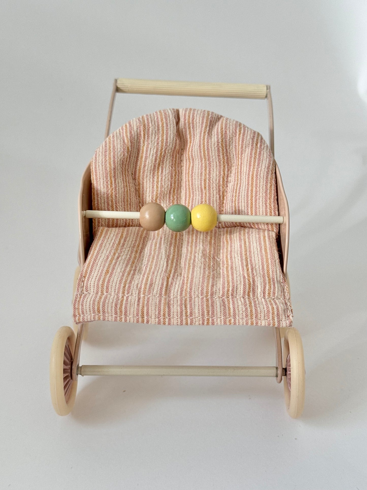Maileg Stroller Baby - Rose (NO BOX)