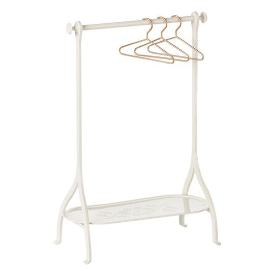 Maileg Clothes Rack in Metal - Off White (SMALL PAINT CHIP)