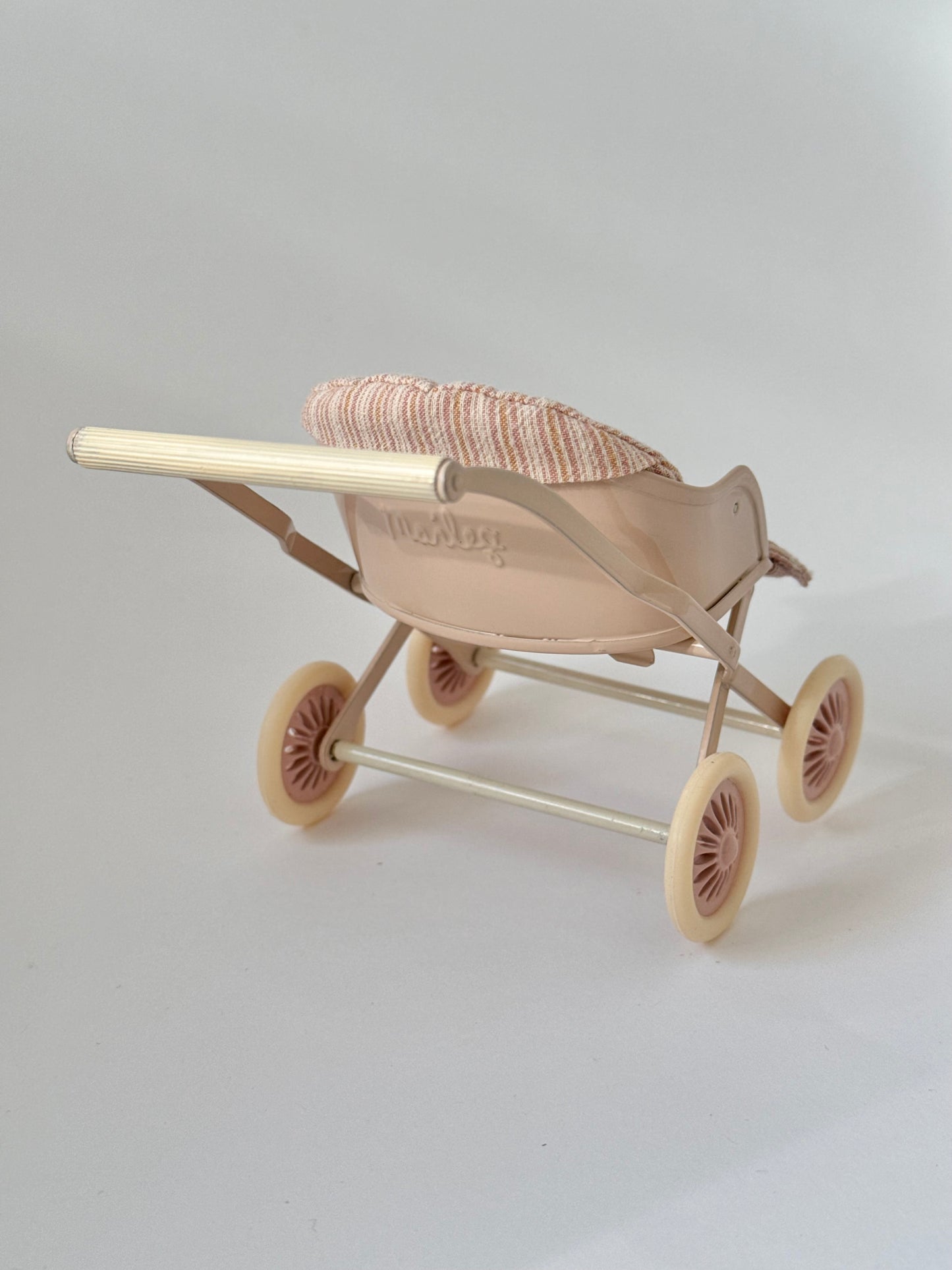 Maileg Stroller Baby - Rose (NO BOX)
