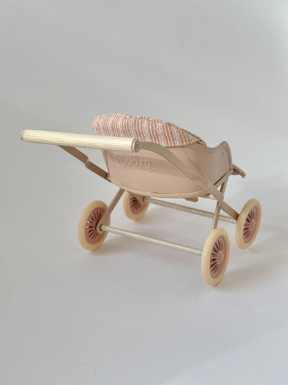 Maileg Stroller Baby - Rose (NO BOX)