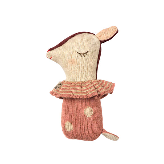 Maileg Bambi Rattle - Rose
