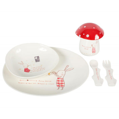 Maileg Bunny Honey Dinner Set - Red