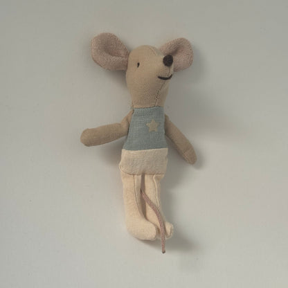 Maileg Little Brother Mouse in Box (SMALL TEAR ON END OF BOX)