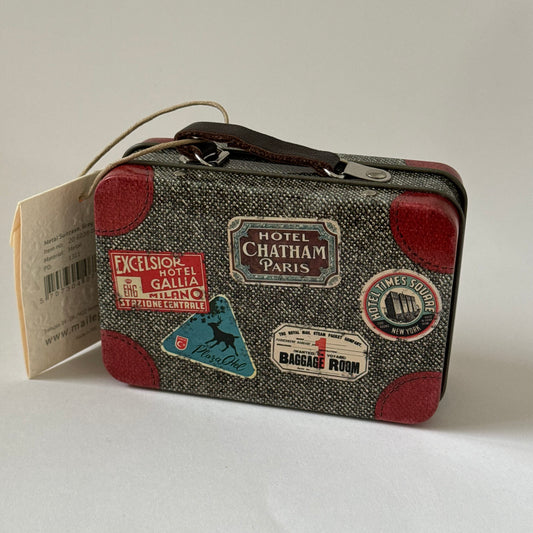 Maileg Metal Suitcase, Grey (FADED)