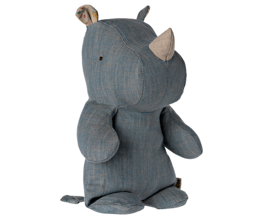 Maileg Safari Friends, Small Rhino - Blue/Sand